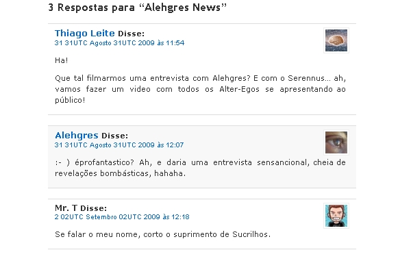 Gravatar no Alter-egos