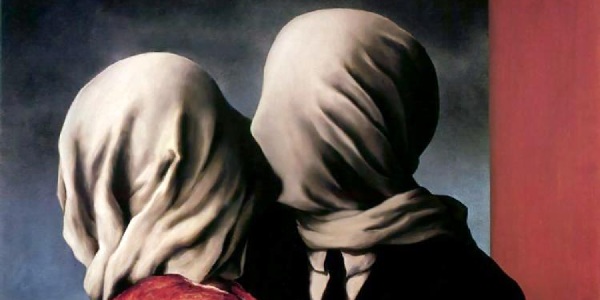 Os Amantes, de René Magritte