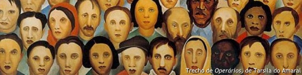 Trecho do quadro Operários, de Tarsila do Amaral