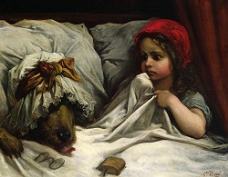Chapeuzinho Vermelho por Gustave Doré