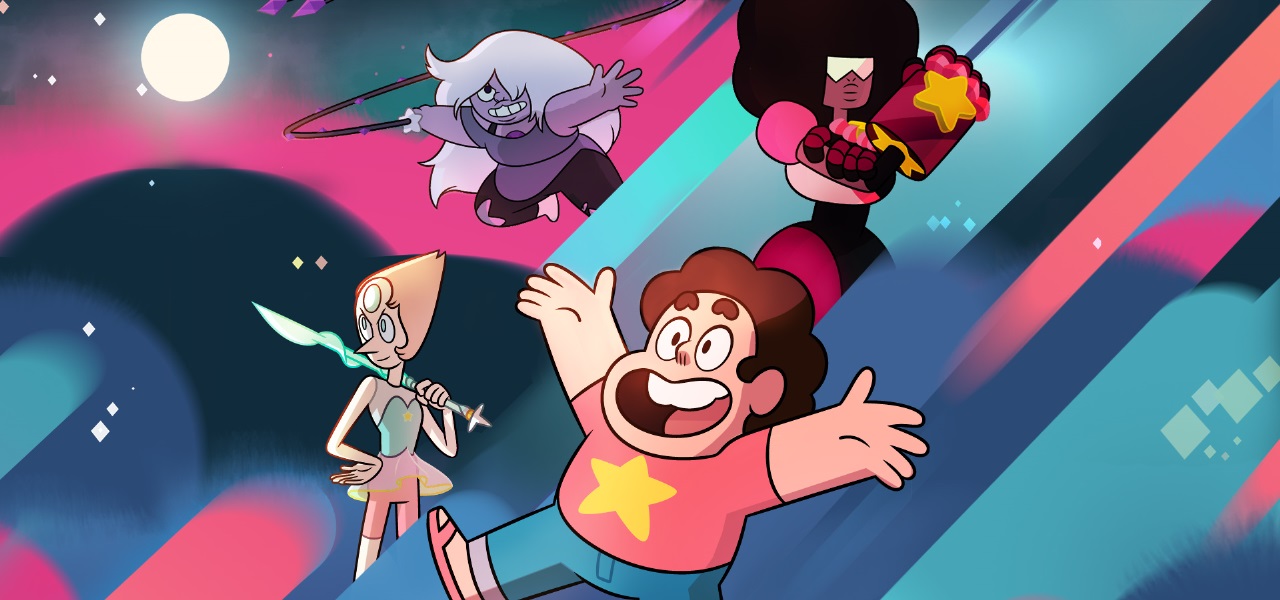 Cartoon Network Brasil - Crystal Gems e o Steven visitando vários