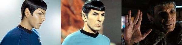 Spock em três fases da vida