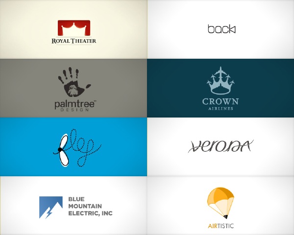 Logos criativas e inspiradoras